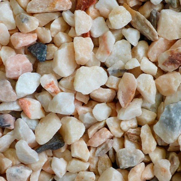 Blossom Gravel Chippings Sample - Dandy's Topsoil & Landscape Supplies