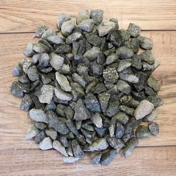 Green Granite Gravel Chippings Sample - Dandy's Topsoil & Landscape Supplies