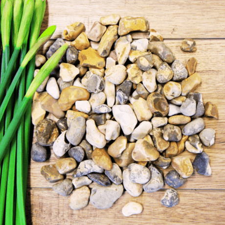 Pearl Grey Gold Gravel Bulk Bag.