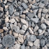 10 - 14mm Grey Flint Limestone Gravel Chippings - Dandys Landscape Supplies