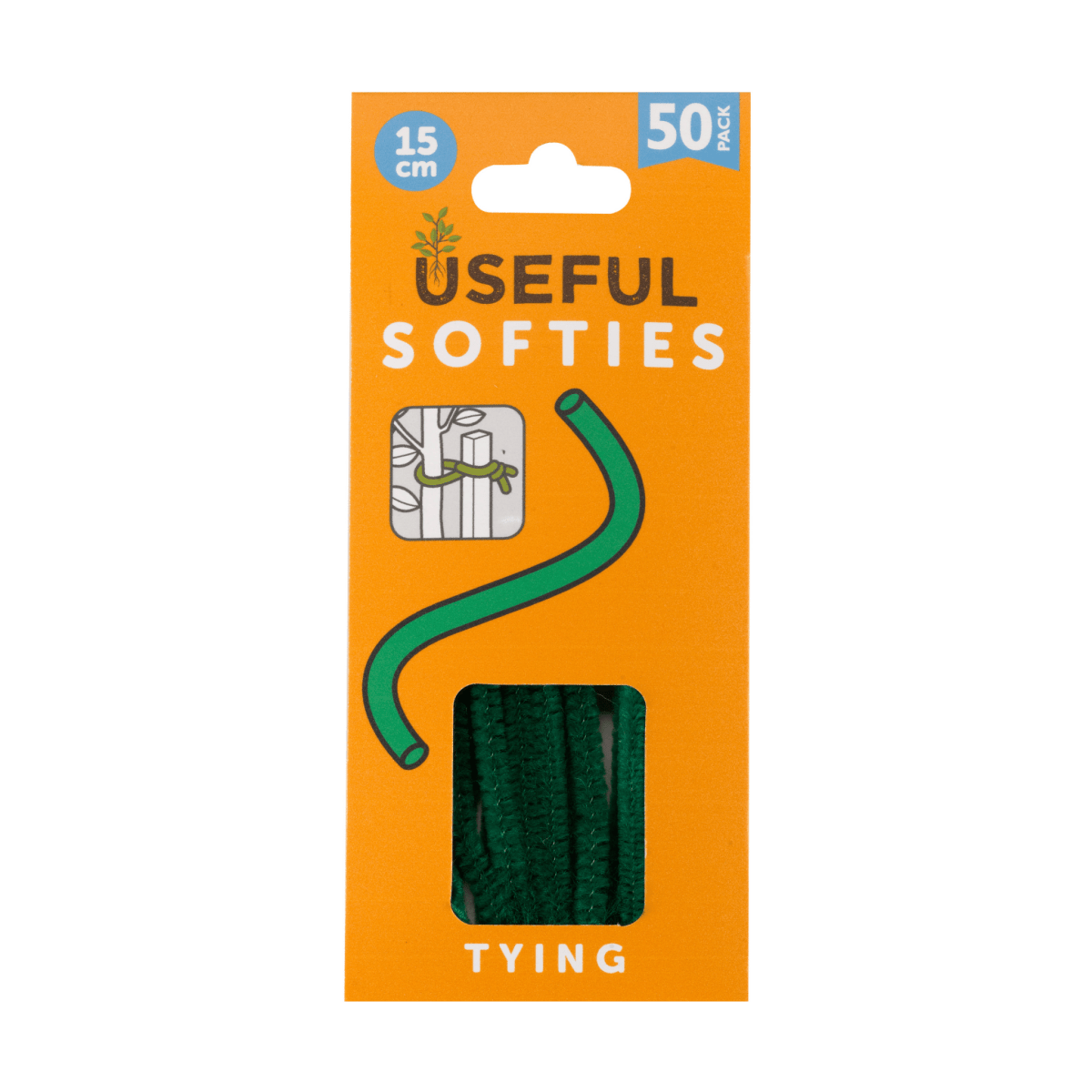 15cm SofTies 50 Pack, Soft Plant Ties for Delicate Stems and Support - Dandys Landscape Supplies