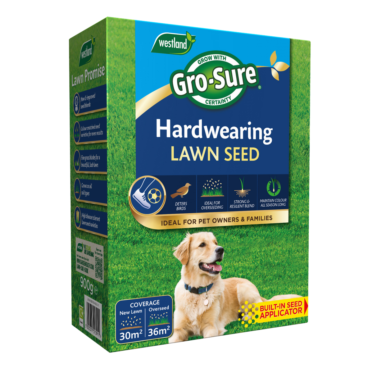 Hardwearing Lawn Grass Seed 30m2