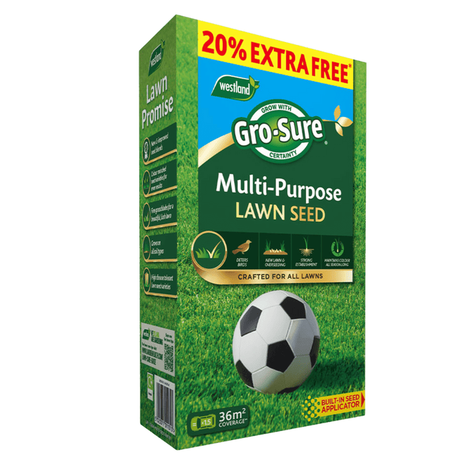Dandy's MultiPurpose Lawn Grass Seed 30m2 + 20 EXTRA FREE Dandy's