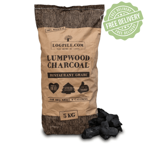 5kg Restaurant Grade Lumpwood Charcoal - Dandys Landscape Supplies