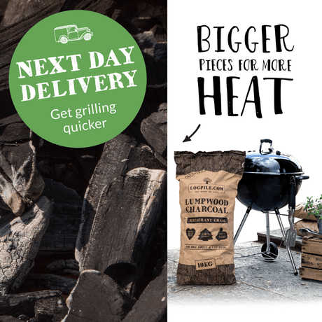 5kg Restaurant Grade Lumpwood Charcoal - Dandys Landscape Supplies