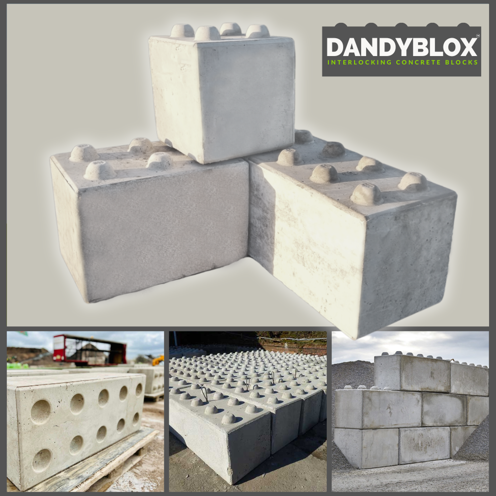 DandyBlox Interlocking Concrete Blocks