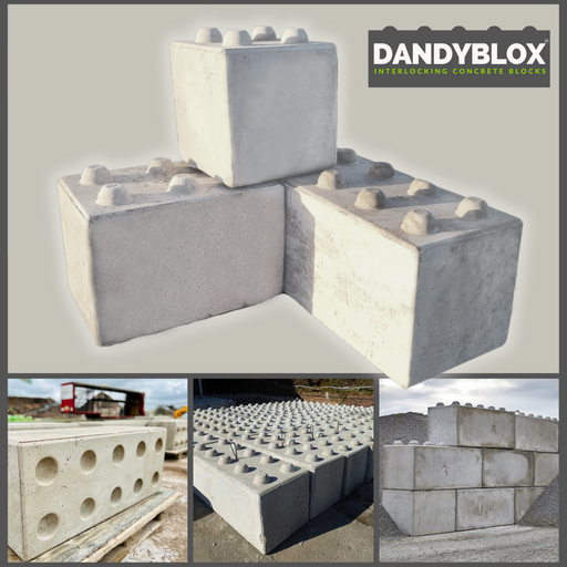 DandyBlox Interlocking Concrete Blocks