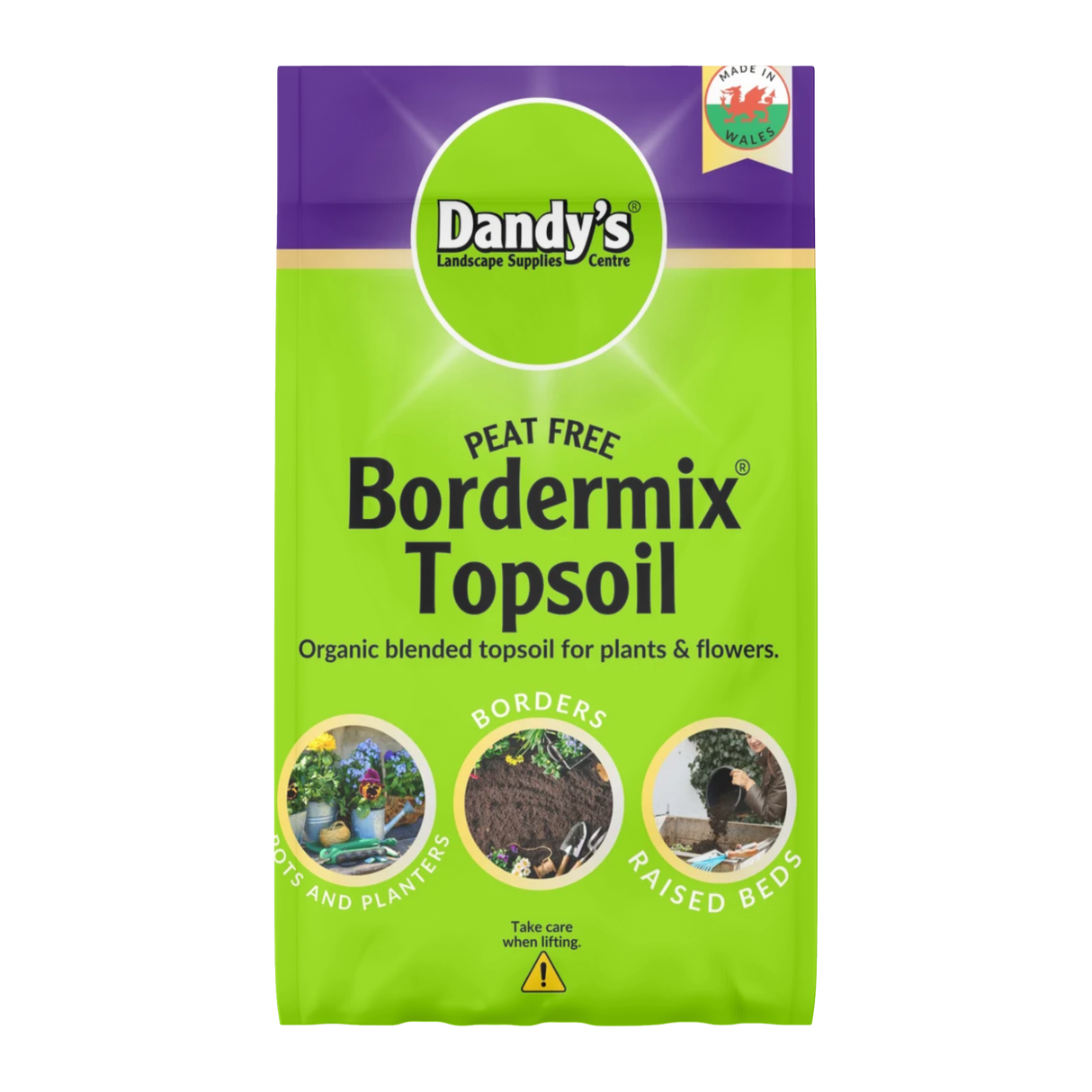 Dandy's Bordermix Topsoil Handy Bags for Click and Collect