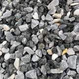 Black Ice Gravel Chippings Sample - Dandy's Topsoil & Landscape Supplies