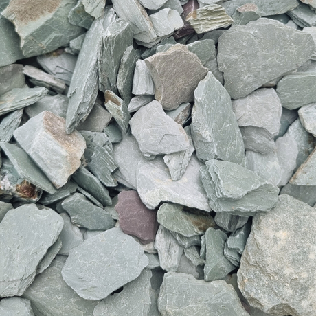 Welsh Crushed Green Slate Chippings 20mm