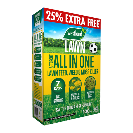 Dandy's Aftercut All in One Lawn feed, weed and moss killer 100m2 box
