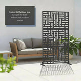 Metal Indoor/Outdoor Privacy Screen 90cm x 180cm - Maze