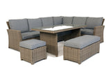 Palma Grey Rattan Garden Lounge Set and Cover Bundle