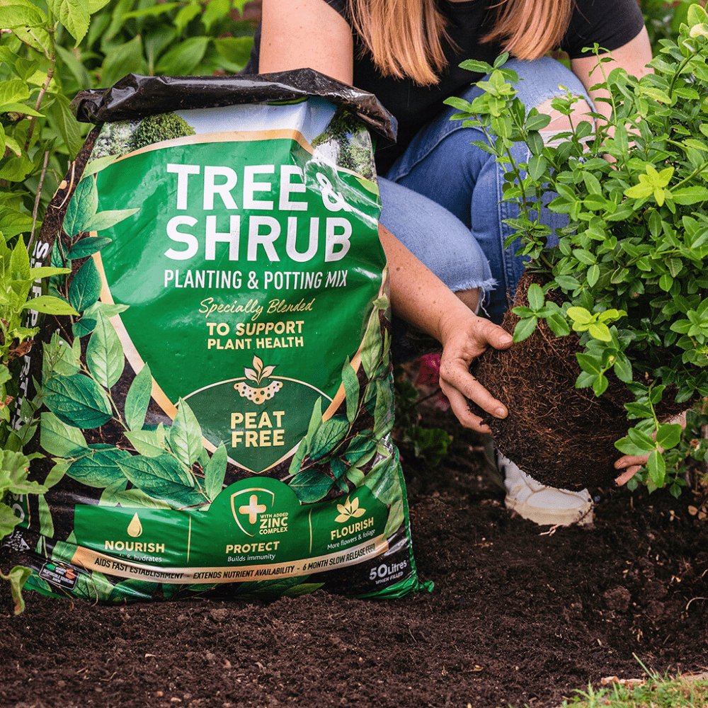 potting mix suppliers Tree & Shrub Planting & Potting Mix 50ltr