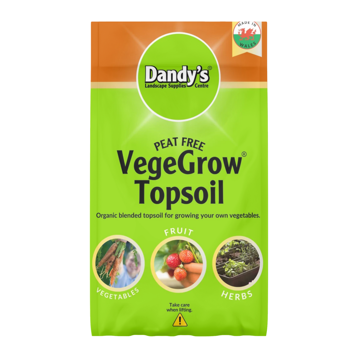 Dandy's VegeGrow Topsoil Click and Collect Handy Bags