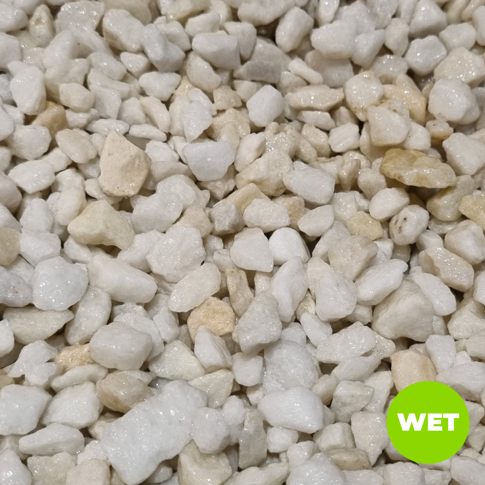 Dandy's Polar White Marble Chippings Bulk Bag