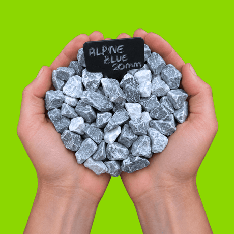 Alpine Blue Gravel Chippings Bulk - Dandys Landscape Supplies
