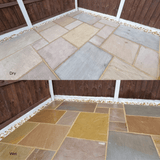 Autumn Brown Natural Stone Paving - Dandy's Topsoil & Landscape Supplies