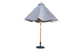 Bali Grey Wooden Parasol 2.85m - Dandys Landscape Supplies