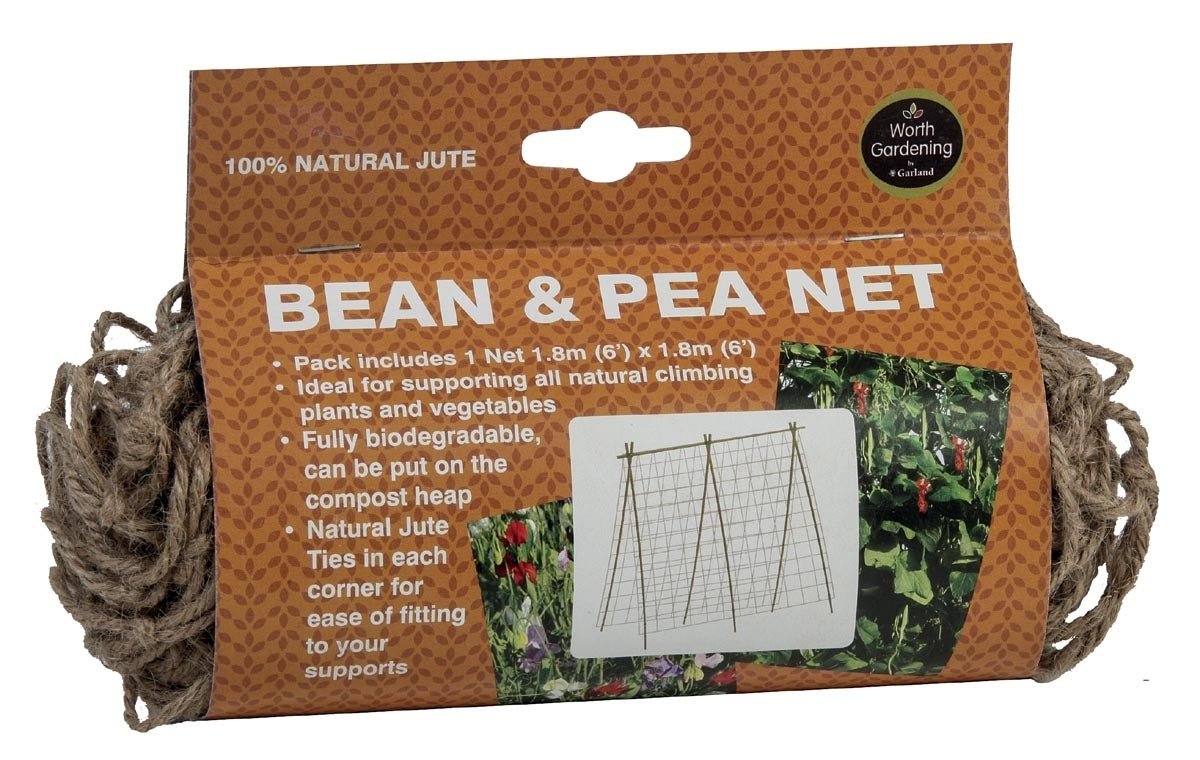 Bean & Pea Net – 1.8m x 1.8m Tangle - Free Support Mesh | Garland - Dandys Landscape Supplies