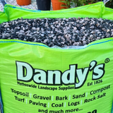 Black and White Limestone Gravel Chippings - Dandys Landscape Supplies