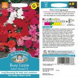 Busy Lizzie - Safari Mixed Flower Seeds - Dandys Landscape Supplies