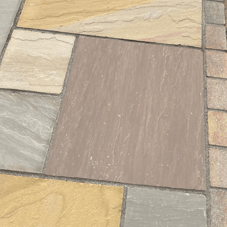 Camel / Buff Blend Sandstone Natural Stone Paving - Dandy's Topsoil & Landscape Supplies