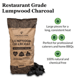 Charcoal - Restaurant Grade Lumpwood - Dandys Landscape Supplies