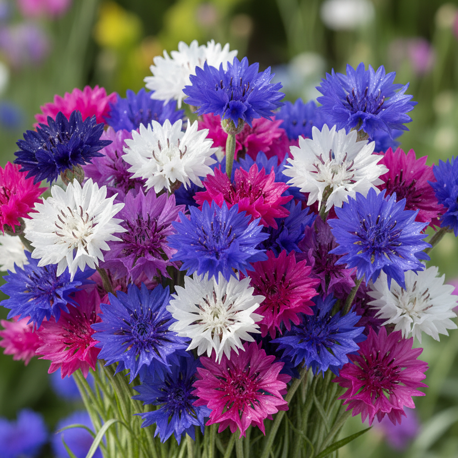 Cornflower Polka Dot Mixed - Dandys Landscape Supplies