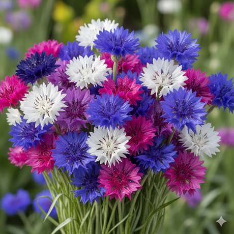 Cornflower Polka Dot Mixed - Dandys Landscape Supplies