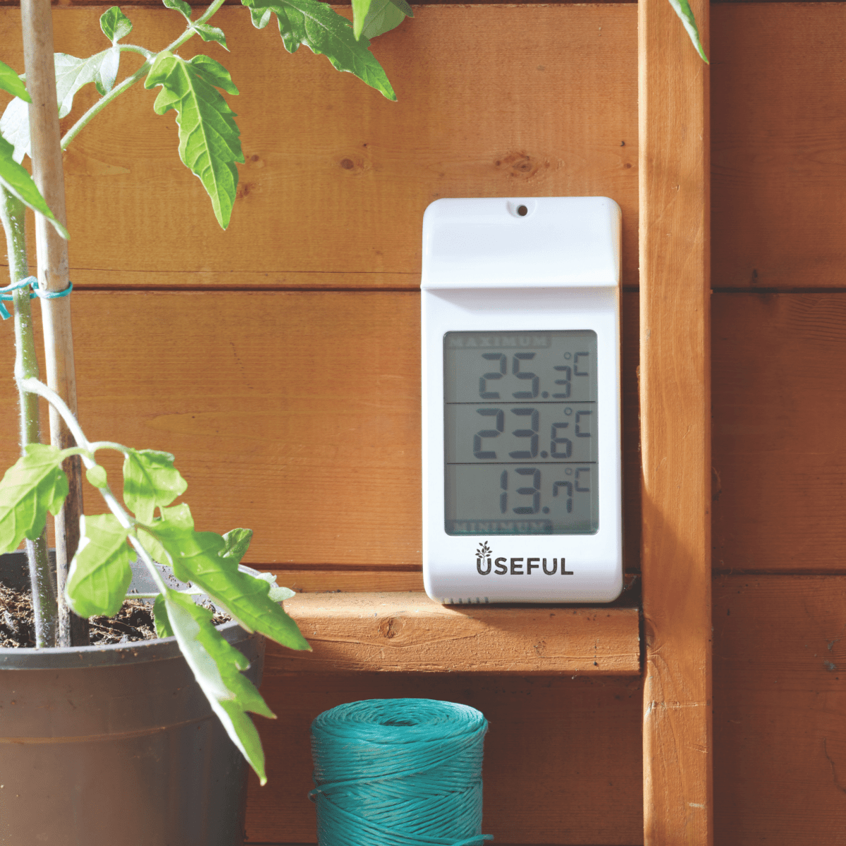 Digital Max Min Thermometer, Indoor and Greenhouse Temperature Monitor with Celsius and Fahrenheit - Dandys Landscape Supplies