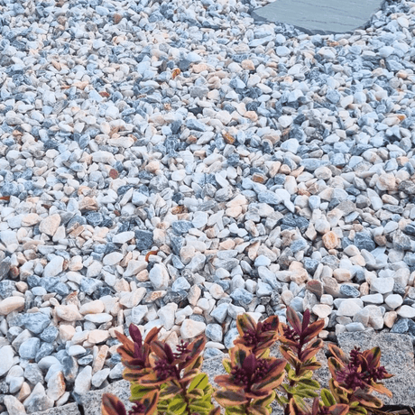 Flamingo Gravel Chippings 20mm - Dandys Landscape Supplies