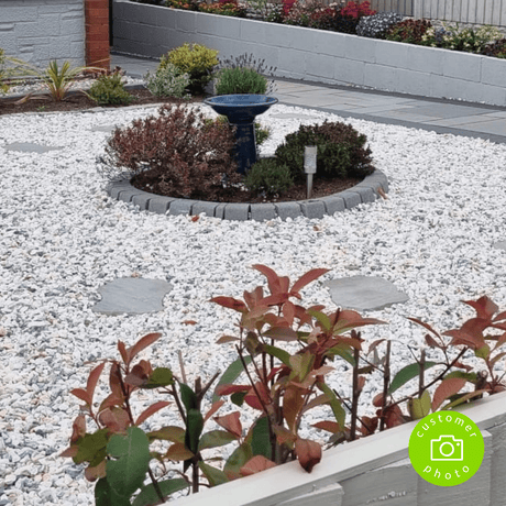 Flamingo Gravel Chippings 20mm - Dandys Landscape Supplies