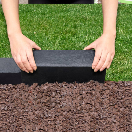 Garden Edging Stomp Edge Border - Graphite - Dandys Landscape Supplies