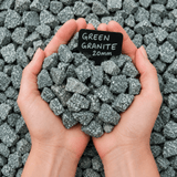 Green Granite Gravel Chippings - Dandys Landscape Supplies