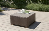 Keter California Taupe Rattan Coffee Table 68 x 68cm - Dandys Landscape Supplies