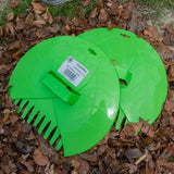 Leaf Grab Garden Cleaning Scoops, Green - Dandys Landscape Supplies