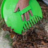 Leaf Grab Garden Cleaning Scoops, Green - Dandys Landscape Supplies