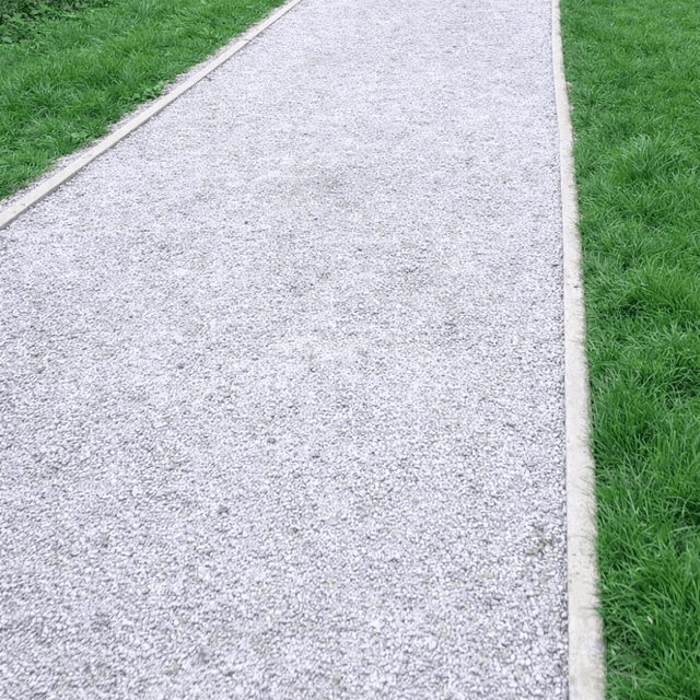 Limestone dust fines pathway