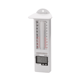 Max Min Thermometer with Analogue and Digital Display, Indoor and Greenhouse Temperature Monitor
