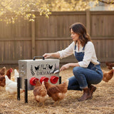 Metal Chicken Feeder – Stylish, Durable & Convenient - Dandys Landscape Supplies