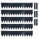 Metal Garden Border Edging – Saw-Tooth Spikes, Pack of 5 - Dandys Landscape Supplies