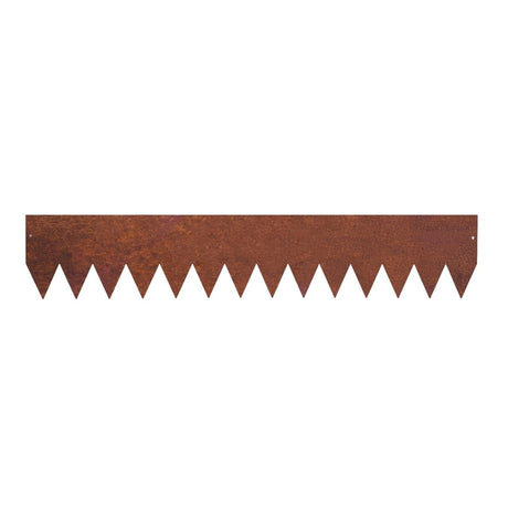 Metal Garden Border Edging – Saw-Tooth Spikes, Pack of 5 - Dandys Landscape Supplies