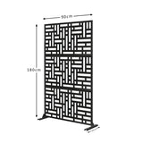 Metal Indoor/Outdoor Privacy Screen 90cm x 180cm - Maze - Dandys Landscape Supplies