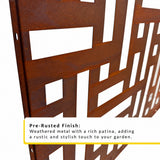 Metal Indoor/Outdoor Privacy Screen 90cm x 180cm - Maze - Dandys Landscape Supplies