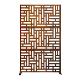 Metal Indoor/Outdoor Privacy Screen 90cm x 180cm - Maze - Dandys Landscape Supplies