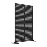 Metal Indoor/Outdoor Privacy Screen 90cm x 180cm - Slats - Dandys Landscape Supplies