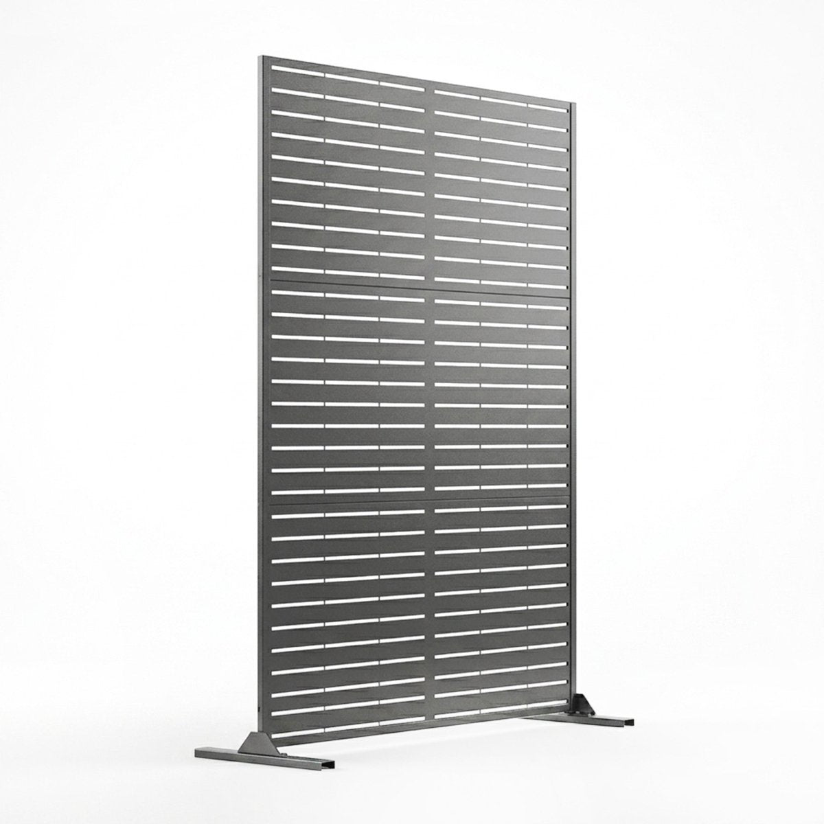 Metal Indoor/Outdoor Privacy Screen 90cm x 180cm - Slats - Dandys Landscape Supplies