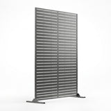 Metal Indoor/Outdoor Privacy Screen 90cm x 180cm - Slats - Dandys Landscape Supplies