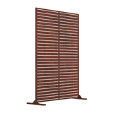 Metal Indoor/Outdoor Privacy Screen 90cm x 180cm - Slats - Dandys Landscape Supplies
